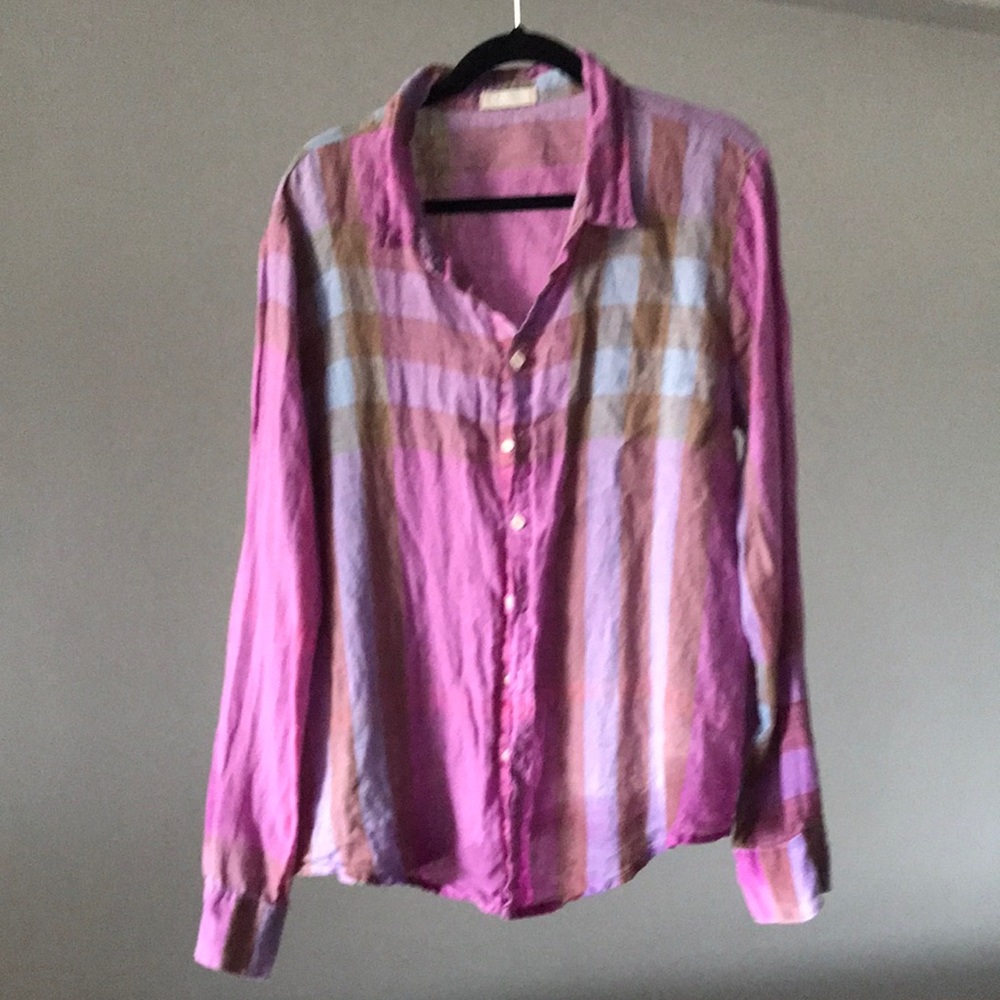 Linen button down shirt